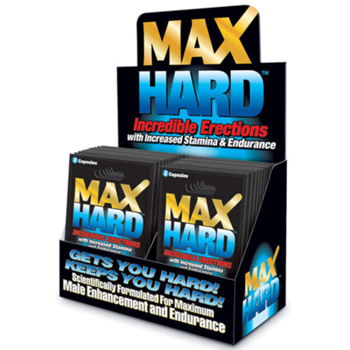 MaxHard Enhancement Capsules 2-Pack 24-Piece Display