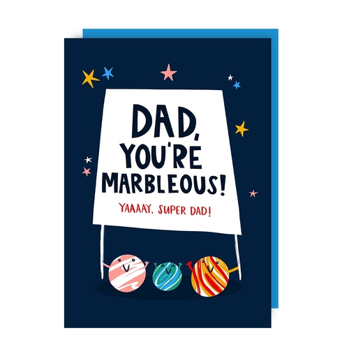 Marble Father's Day Card (Pack of 6)