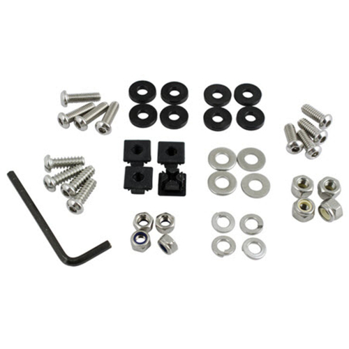 Custom Accessories 8750150 Stainless Steel License Plate Fasteners - C