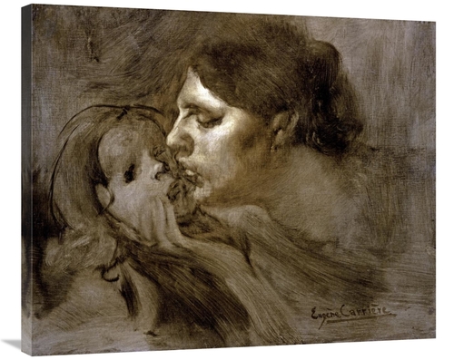 Global Gallery GCS-281836-36-142 36 in. The Motherly Kiss Art Print - 