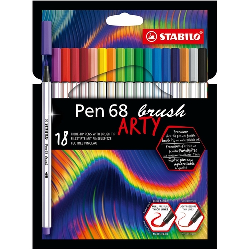 felt-tip pens Stabilo Pen 68 brush ARTY