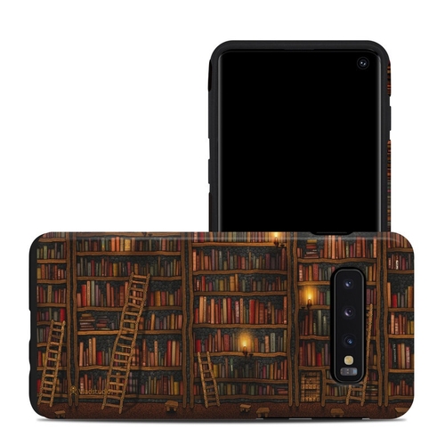 DecalGirl SGS10HC-LIBRARY Samsung Galaxy S10 Hybrid Case - Library