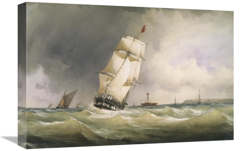 Global Gallery GCS-282195-22-142 22 in. Off the Nore Before 1844 Art P