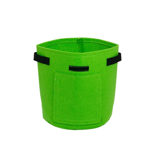 Felt Potato Planter, Color: Green