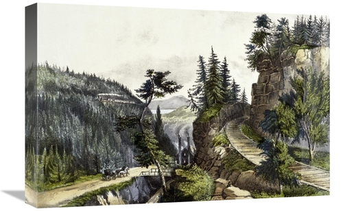 Global Gallery GCS-277195-22-142 22 in. Pennsylvania Railroad Scenery 