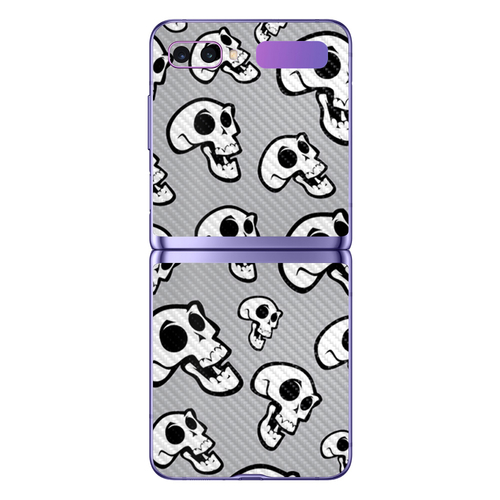 MightySkins CF-SAZFL-Laughing Skulls Carbon Fiber Skin for Samsung Gal