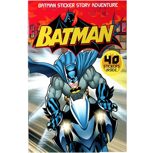 Batman Sticker Story Adventure books