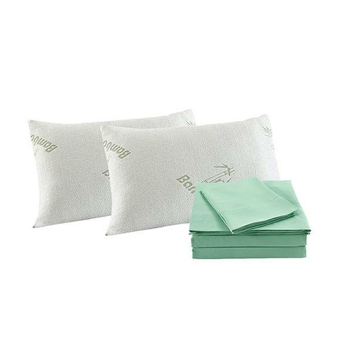 1000Tc Bamboo Blend Sheet Set And Pillows 2 Pack Ultra Soft Queen