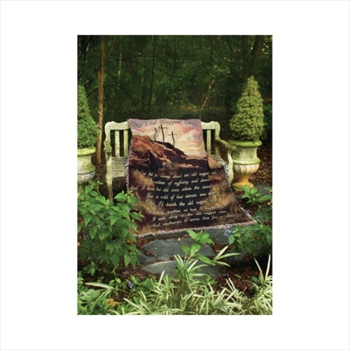 Old Rugged Cross Tapestry Throw Blanket Fashionable Jacquard Woven 50 