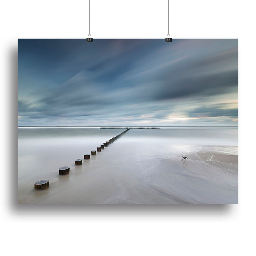 Beach And Sky Canvas Print or Poster