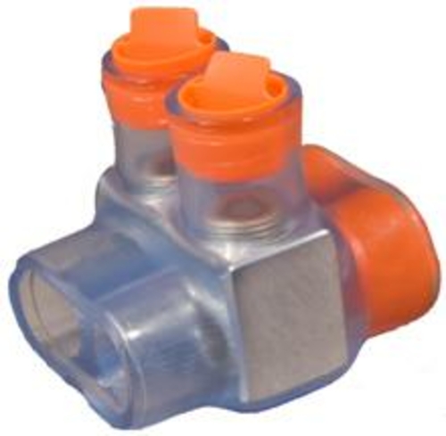 Morris Products 97432 Clear Multi-Cable Connector - Dual Entry 2 Ports