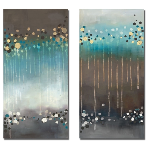 Artistic Home Gallery 1224B778CG Spot of Rain I & II by Laurie Maitlan