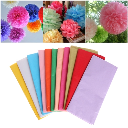 10pcs/bag 50x66cm Gift Packaging Craft Tissue