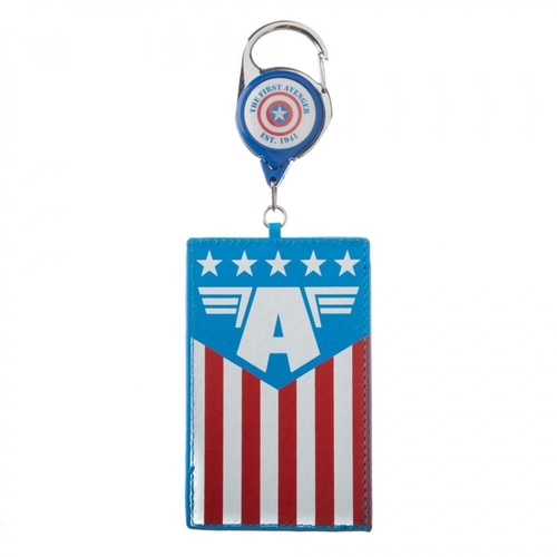 Captain America 807774 Captain America Retractable Lanyard