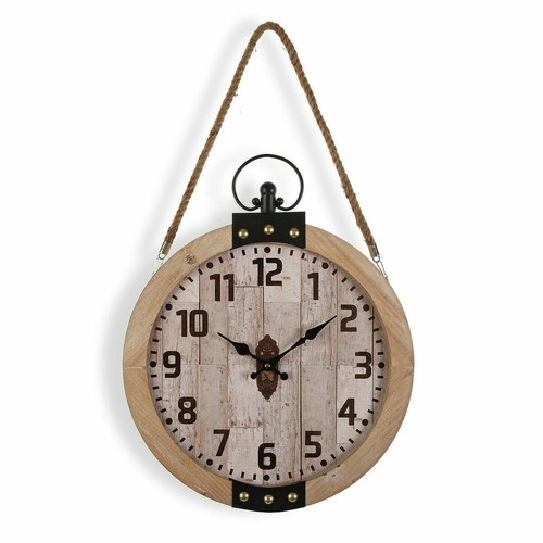 Wall Clock Versa o CLOCK MDF Wood (40 x 6,5 x 47 cm)