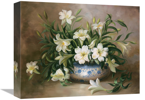 Global Gallery GCS-119345-1216-142 12 x 16 in. Spring Whites Art Print