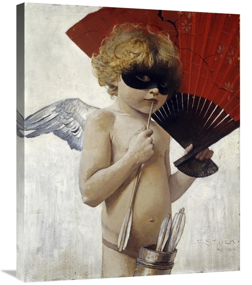 Global Gallery GCS-267540-30-142 30 in. Cupid at the Masked Ball Art P