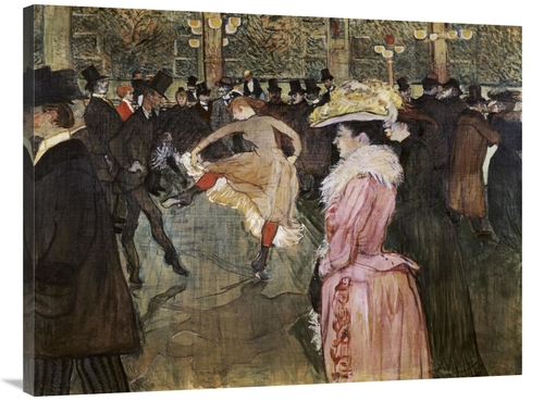 Global Gallery GCS-278173-40-142 40 in. At the Moulin Rouge - The Danc
