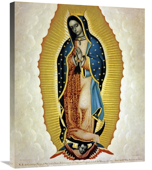 Global Gallery GCS-267814-30-142 30 in. La Virgen De Guadalupe Art Pri