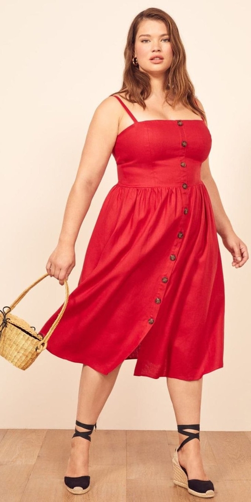 GB Queen Red Maxi-Dress