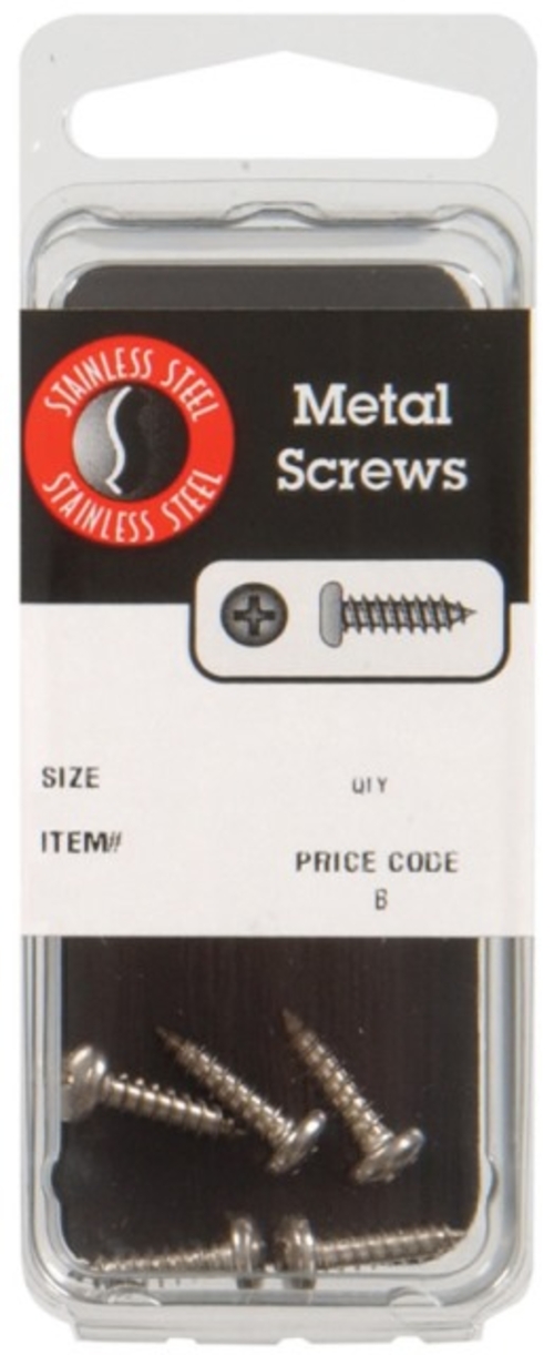 Hillman 8068 8 x 2.5 in. Phillips Pan Head Sheet Metal Screw- pack of 