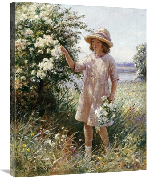 Global Gallery GCS-267745-30-142 30 in. Picking May Blossom Art Print 