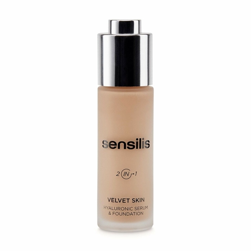 Liquid Make Up Base Sensilis Velvet Skin 04-Noisette Serum (30 ml)