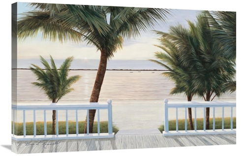 Global Gallery GCS-393931-2436-142 24 x 36 in. Palm Bay Art Print - Di