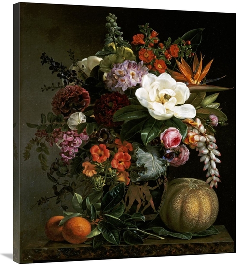 Global Gallery GCS-268167-36-142 36 in. Still Life in a Greek Vase Art