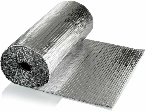 Pipe Wrap Insulation 6 Inch x 20 Feet. Bubble Reflective Foil