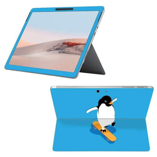 MightySkins MISURFGO220-Skater Penguin Skin for Surface Go 2 2020 - Sk