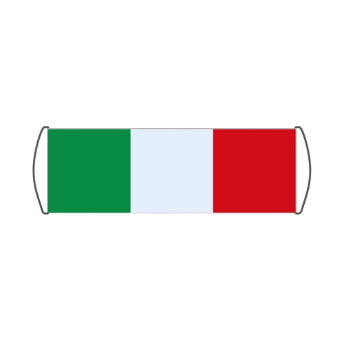 Bannière de défilement Drapeau de l'Italie