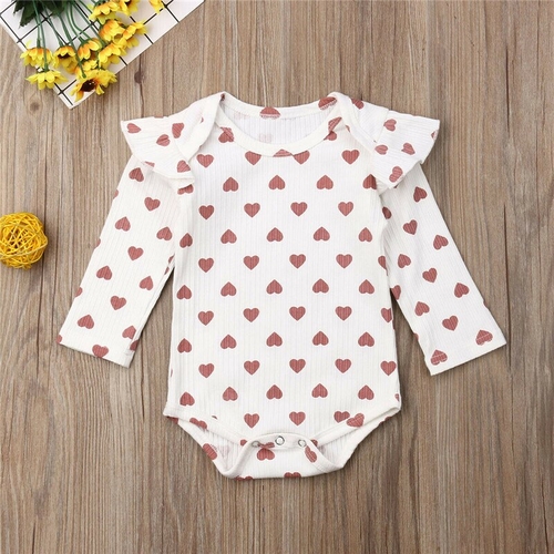 2019 New Newborn Kids Baby Girls Clothes Ruffle