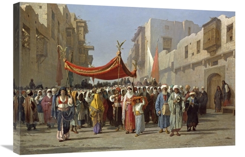 Global Gallery GCS-266840-30-142 30 in. An Arab Wedding Procession Art