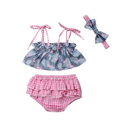 Newborn Baby Girls Cute Summer Beach Clothes