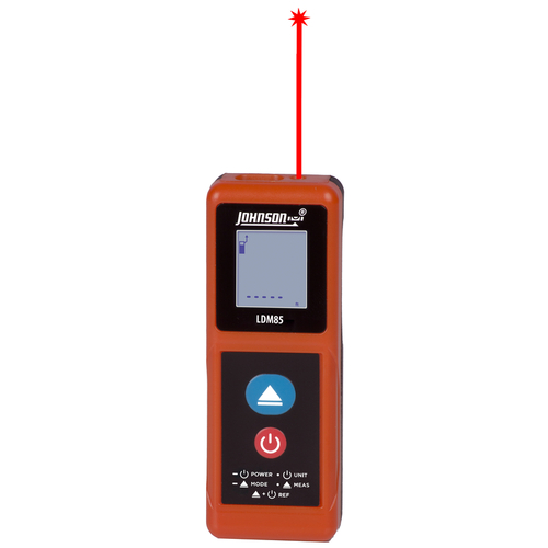Johnson 2829588 85 ft. Indoor & Outdoor Distance Measurer Laser, O
