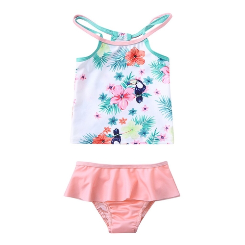 Summer Cute Kids Baby Girls Vest Floral Print