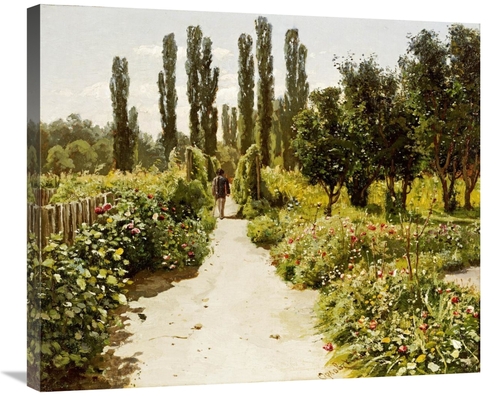 Global Gallery GCS-266962-30-142 30 in. View of a Garden Art Print - V