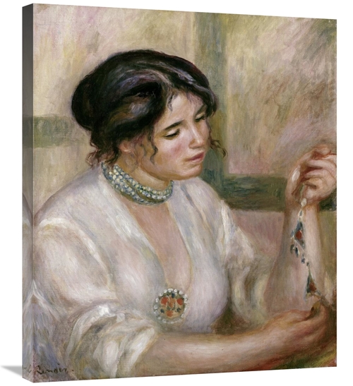 Global Gallery GCS-267105-30-142 30 in. Woman with a Collar - Femme Au