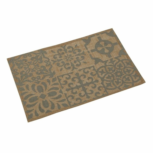 Main Table Mat Versa Mosaic Grey Rattan (45 x 30 cm) image