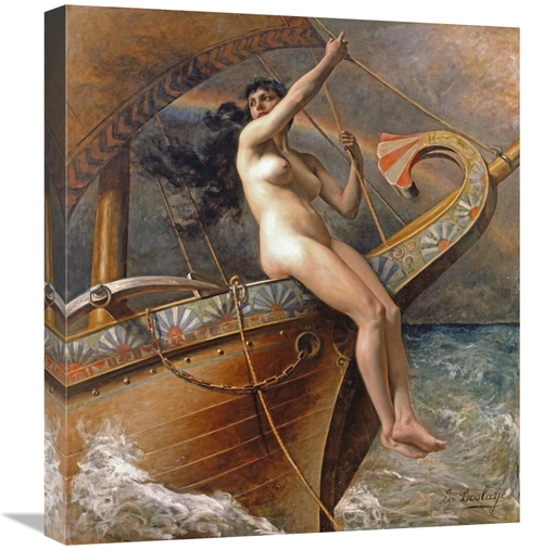 Global Gallery GCS-266997-22-142 22 in. La Figure De Proue Art Print -