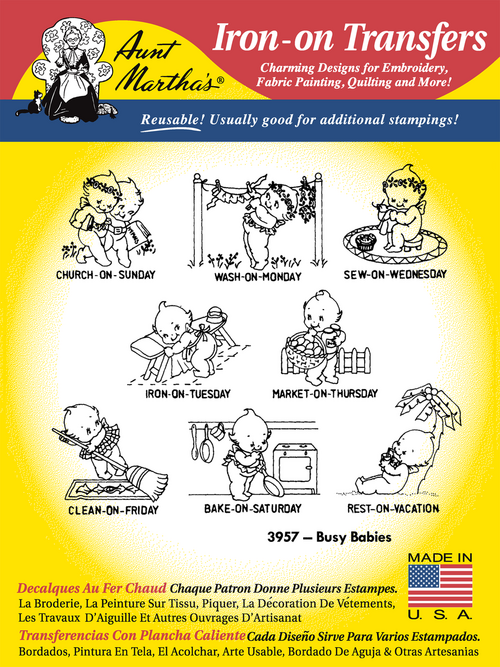Aunt Martha's #3957 Busy Babies