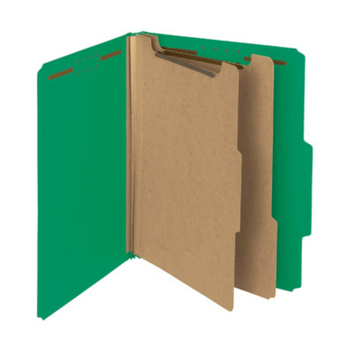 Smead Manufacturing  File,Class,Ltr,2 Divr,Gn