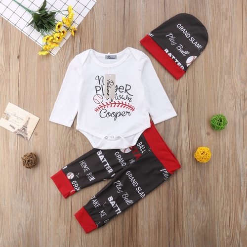 Babies 3pcs Letters Clothing Set Newborn Baby Boy