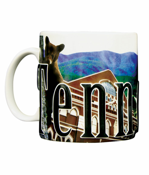 Americaware SMTEN01 Tennessee 18 oz Full Color Relief Mug