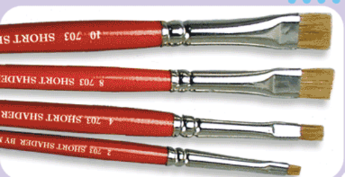 Gordon Brush 0703-04000 Red Sable Short Shader-4- Case Of 36