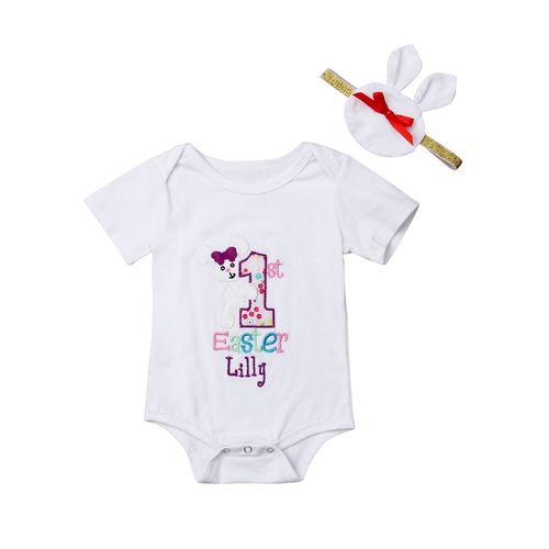 Style Newborn Baby Girls Easter Short