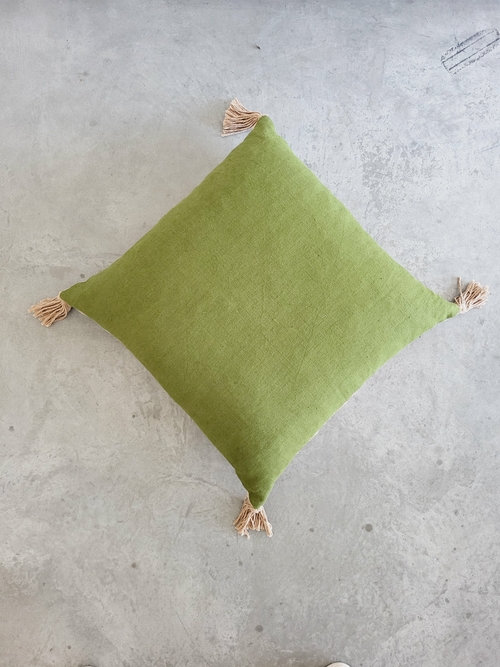 Olive Green Floor-Cushions