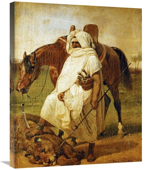 Global Gallery GCS-268633-30-142 30 in. The Lion Hunter Art Print - Ho