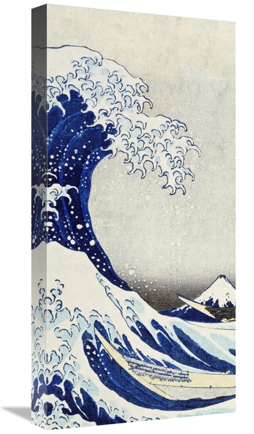 Global Gallery GCS-394148-1224-142 12 x 24 in. The Great Wave of Kanag